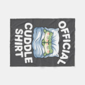 Cuddle Shirt Funny Cute Frogs Cozy  Fleecedecke (Vorderseite (Horizontal))