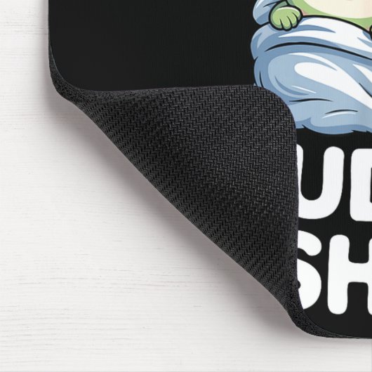 Cuddle Shirt Funny Cute Frogs Cozy  Mousepad (Ecke)
