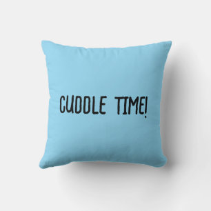 Cuddle Time! Cute Cartoon Teddy Bear Throw Kissen