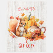 Cuddle Up & Get Cosy - Fall Fleecedecke (Vorderseite)
