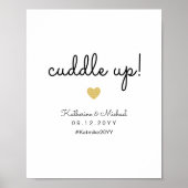 Cuddle Up Wedelblanket oder Shawl Fevor Sign Poster (Vorne)
