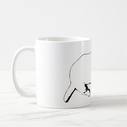 Cuddle Watch - verkleidete Ruhe Kaffeetasse (Links)