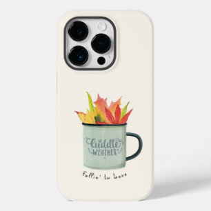 Cuddle Weather Watercolor Herbstlaube Herbst Case-Mate iPhone 14 Pro Hülle