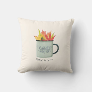 Cuddle Weather Watercolor Herbstlaube Herbst Kissen