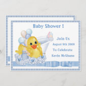 CuddleCreek® BathtubDucky Einladung (Vorne/Hinten)