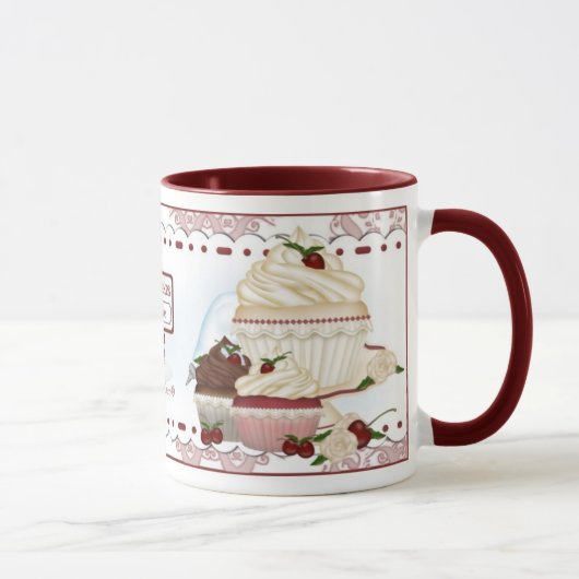 CuddleCreek® ClassyCupcakes Café-Tasse Tasse (Rechts)