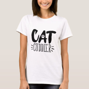 Cuddler Happy Cuddler Aesthetic Cat Pictures T-Shirt
