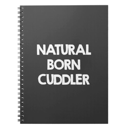 Cuddler von Geburt Notizblock (Vorderseite)