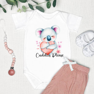 "Cuddles Bitte" Adorable Koala Bear Baby Strampler
