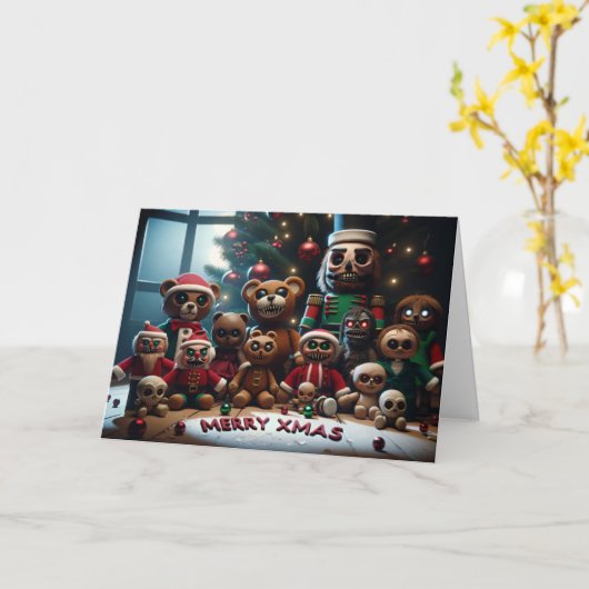 Cuddles & Creeps Karte (Gelbe Blume)