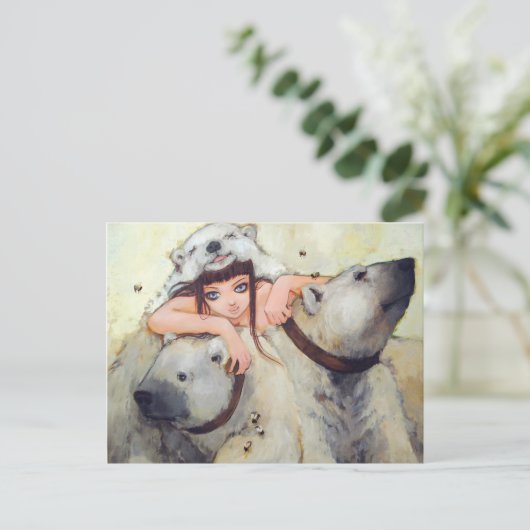 Cuddles eines Powers Monger Postkarte (Stehend Vorderseite)