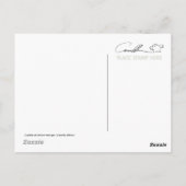 Cuddles eines Powers Monger Postkarte (Rückseite)