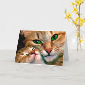 Cuddles. Karte (Gelbe Blume)