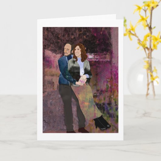 Cuddles LeeMarie's creative Design Karte (Gelbe Blume)