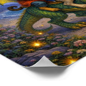 "Cuddles, Loves to Fly" Poster (Ecke)