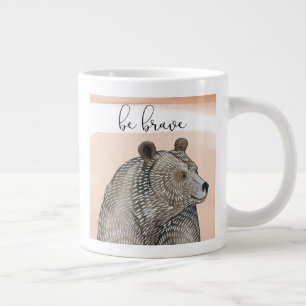 Cuddlies-Bär  Seid tapfer Jumbo-Tasse