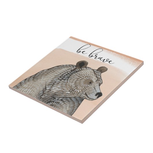 Cuddlies Bear | Seid tapfer Fliese (Seite)