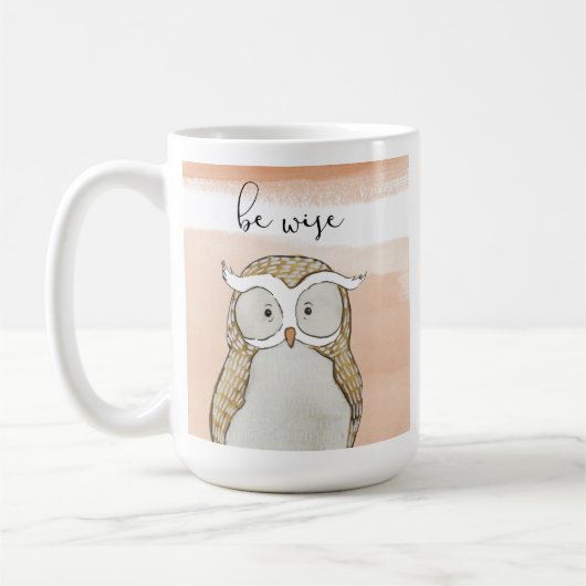 Cuddlies Owl | Sei weise Kaffeetasse (Links)