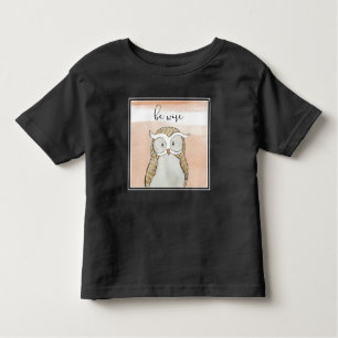 Cuddlies Owl   Sei weise Kleinkind T-shirt