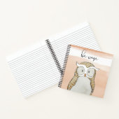 Cuddlies Owl | Sei weise Notizblock (Innenseite)