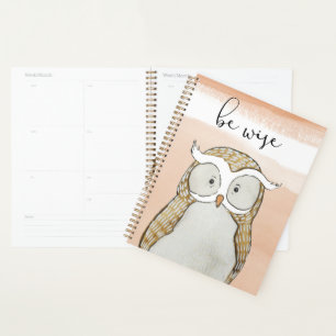 Cuddlies Owl Sei weise Planer