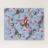 Cuddling Chickadees Jigsaw Puzzle (Horizontal)
