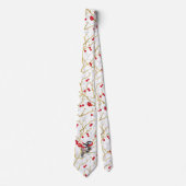 Cuddling Chickadees Romance Neck Tie Krawatte (Vorderseite)