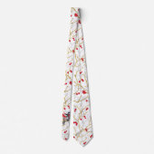 Cuddling Chickadees Romance Neck Tie Krawatte (Rückseite)