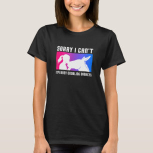 Cuddling Donkeys Ironic Baby Donkey T-Shirt