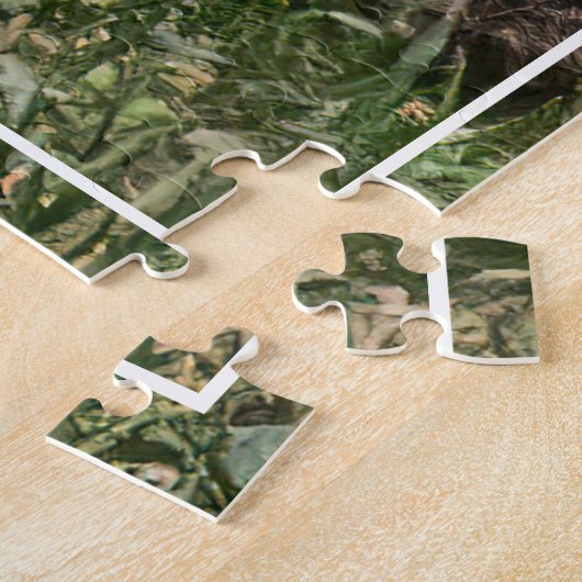 Cuddling Fox Kits Puzzle (Seite)