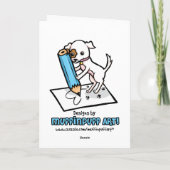 Cuddling Igels Jubiläumskarte Karte (Rückseite)