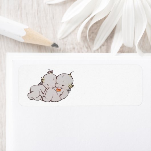 Cuddling Kewpies Address Labels (Insitu)