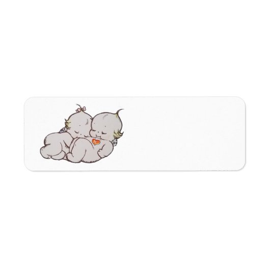 Cuddling Kewpies Address Labels (Vorne)