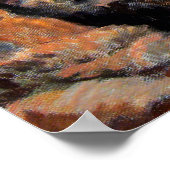 Cuddling Kittens Calico und Tan Poster (Ecke)