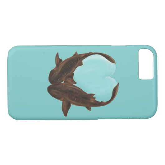 Cuddling Nurse Sharks Case-Mate iPhone Hülle (Rückseite (Horizontal))