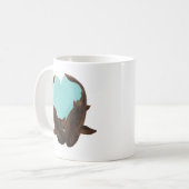 Cuddling Nurse Sharks Kaffeetasse (Vorderseite Links)