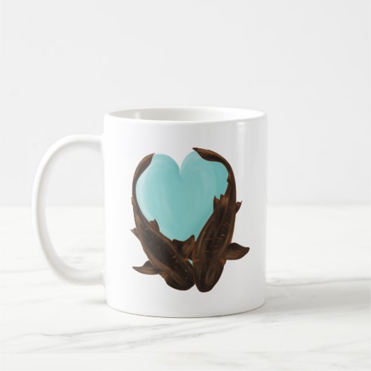 Cuddling Nurse Sharks Kaffeetasse (Links)
