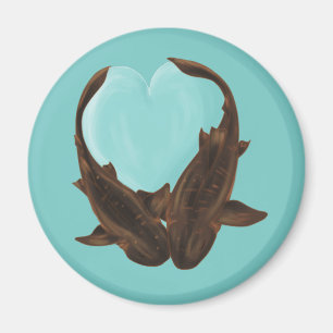 Cuddling Nurse Sharks Magnet
