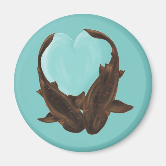 Cuddling Nurse Sharks Magnet (Vorne)