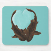 Cuddling Nurse Sharks Mousepad (Vorne)