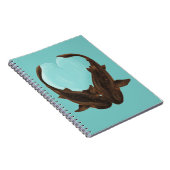 Cuddling Nurse Sharks Notizblock (Rechte Seite)