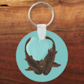 Cuddling Nurse Sharks Schlüsselanhänger (Vorderseite)