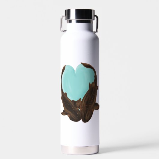 Cuddling Nurse Sharks Trinkflasche (Vorne)
