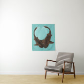 Cuddling Nurse Sharks Wandteppich (Beispiel)