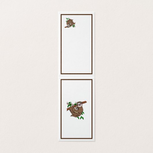 Cuddling Sloth (Außenseite Aufgefaltet)