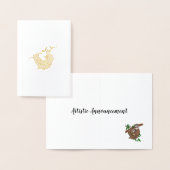 Cuddling Sloth Folienkarte (Anzeige)