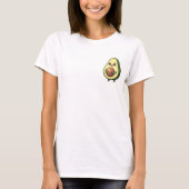 Cuddly Avocado Buddy with Big Pit T-Shirt (Vorderseite)