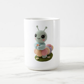 Cuddly Caterpillar A Whimsical Crochet Friend T-Sh Kaffeetasse