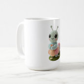 Cuddly Caterpillar A Whimsical Crochet Friend T-Sh Kaffeetasse (Vorderseite Links)