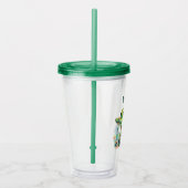Cuddly Croc Time - Personalized Kids' Tumbler Acryltrinkbecher (Rechts)